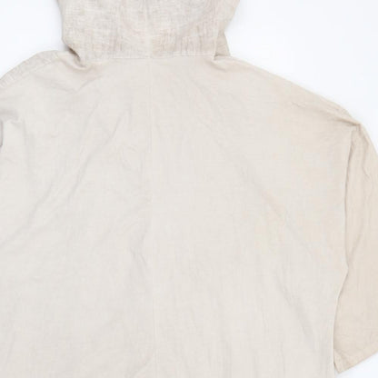 Womens UK Size One Size Preworn Beige Jacket