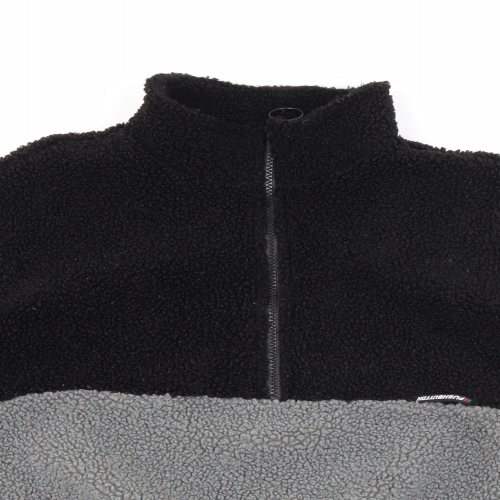 SheIn Womens Black High Neck  Polyester Pullover Jumper Size XS