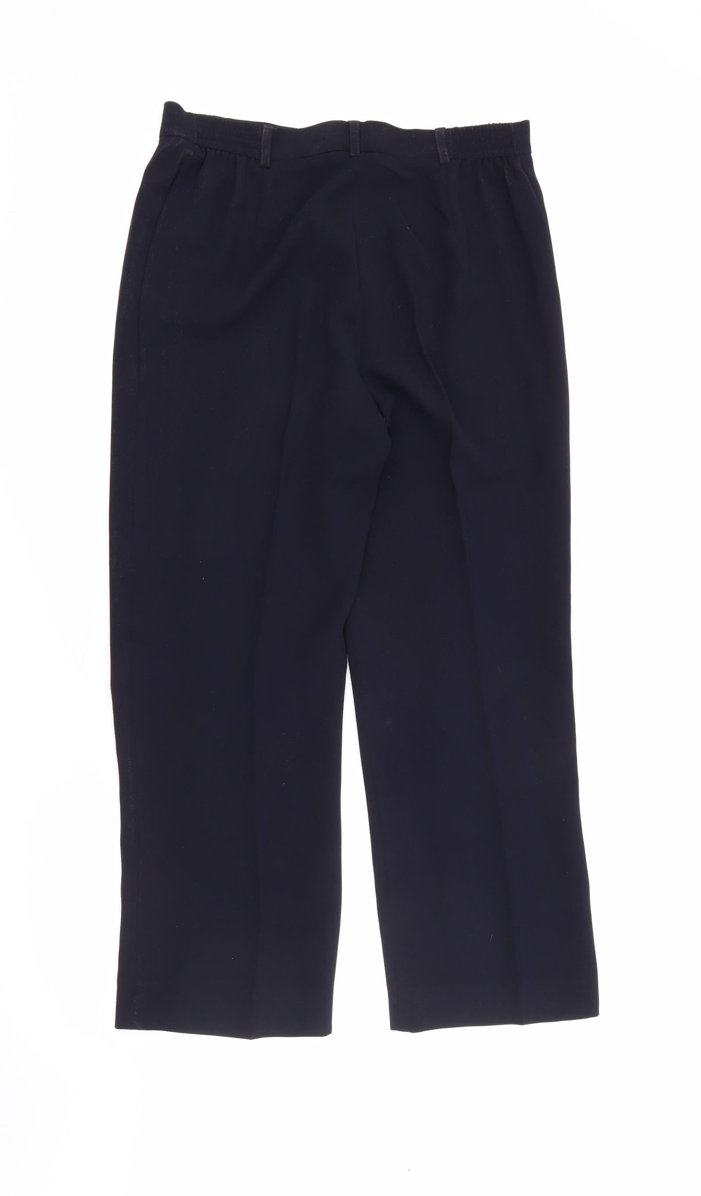 Womens UK Size 12 Punt Roma Regular Fit  Blue Trousers