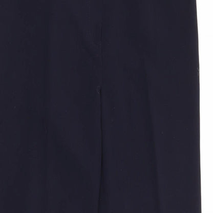 Womens UK Size 12 Punt Roma Regular Fit  Blue Trousers