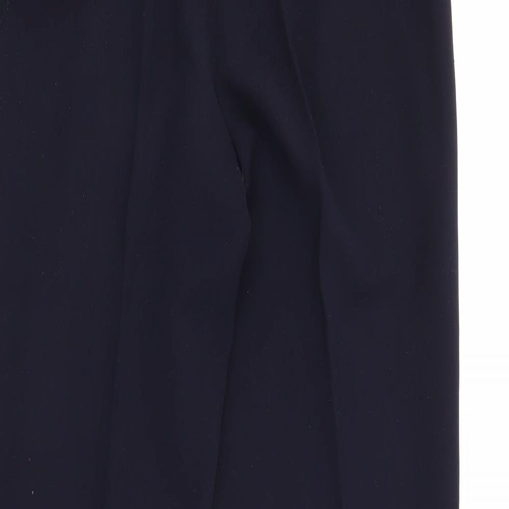Womens UK Size 12 Punt Roma Regular Fit  Blue Trousers