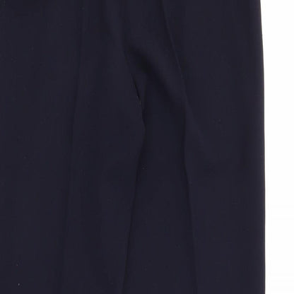 Womens UK Size 12 Punt Roma Regular Fit  Blue Trousers