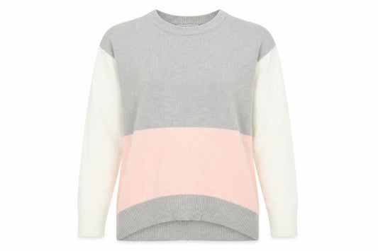 Womens UK Size 10 Nutmeg Multicoloured Pullover Jumper