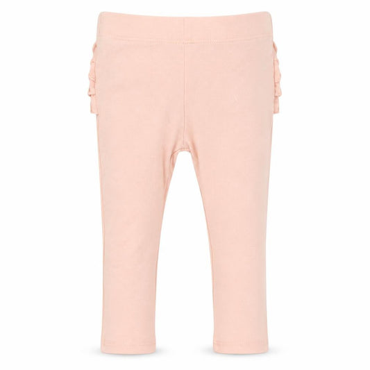 Preworn1 Girls Pink  Cotton Pedal Pusher Leggings Size 3-6 Months