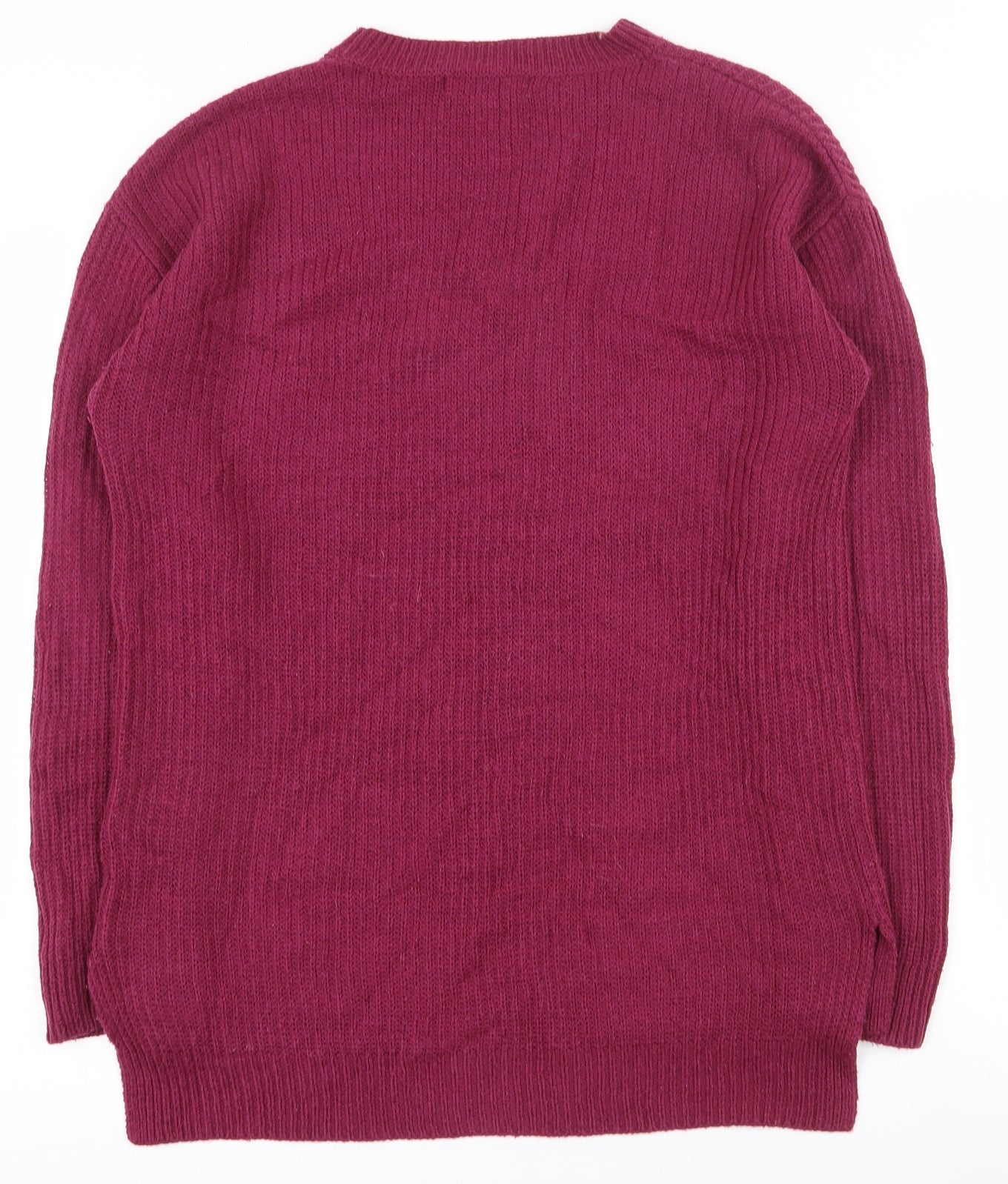 Womens UK Size S Peacocks Purple Pullover Jumper