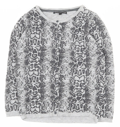 Womens UK Size 10 Marks and Spencer Grey Cardigan Jumper