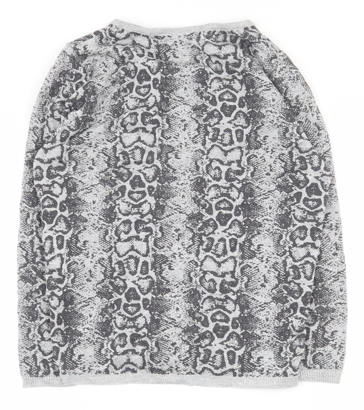 Womens UK Size 10 Marks and Spencer Grey Cardigan Jumper