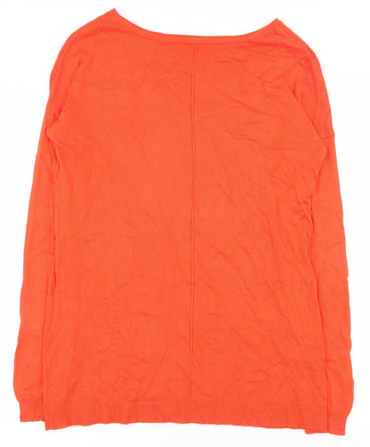 Womens UK Size 8 Atmosphere Orange Pullover Jumper