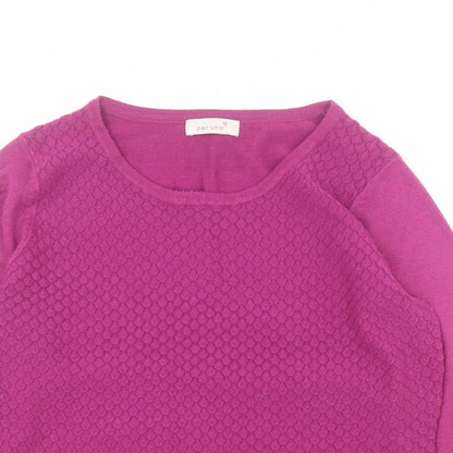 Womens UK Size 12 Marks and Spencer Purple Pullover Jumper