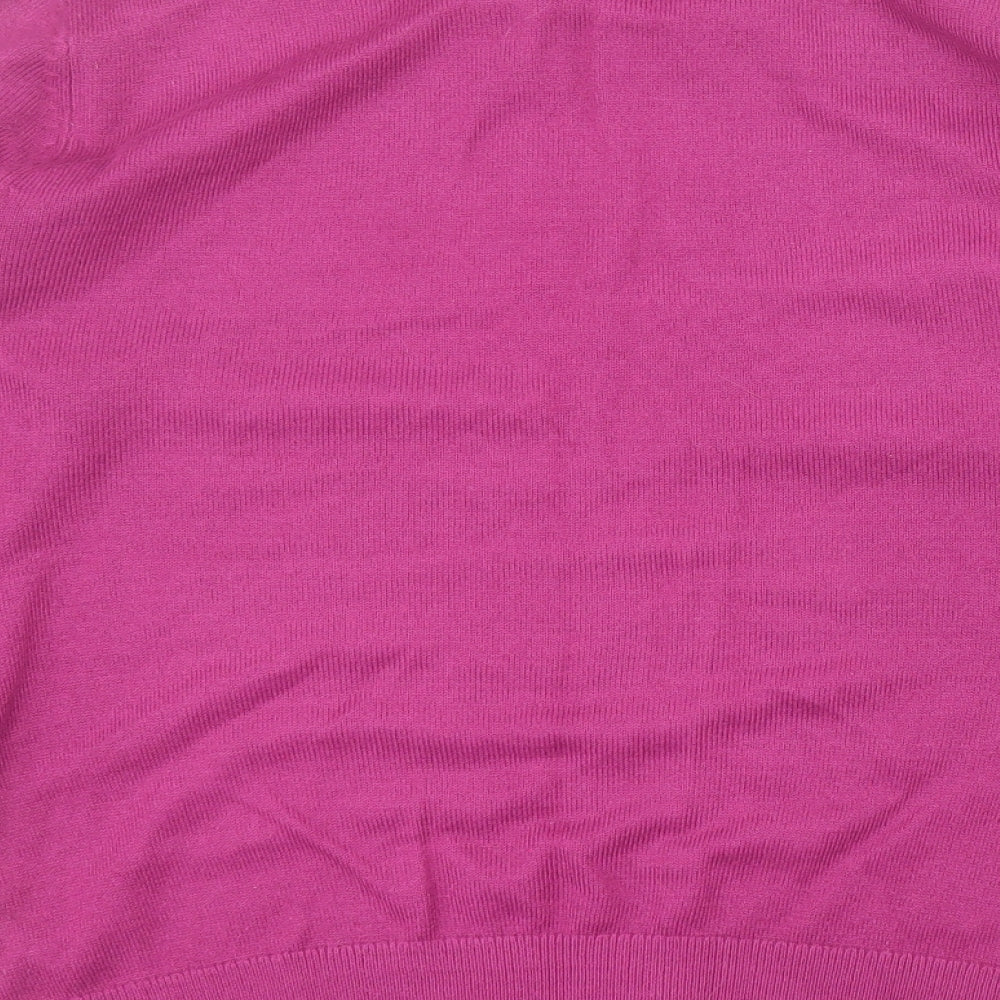 Womens UK Size 12 Marks and Spencer Purple Pullover Jumper