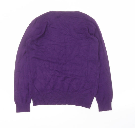 Womens UK Size 12 Wallis Purple Pullover Jumper