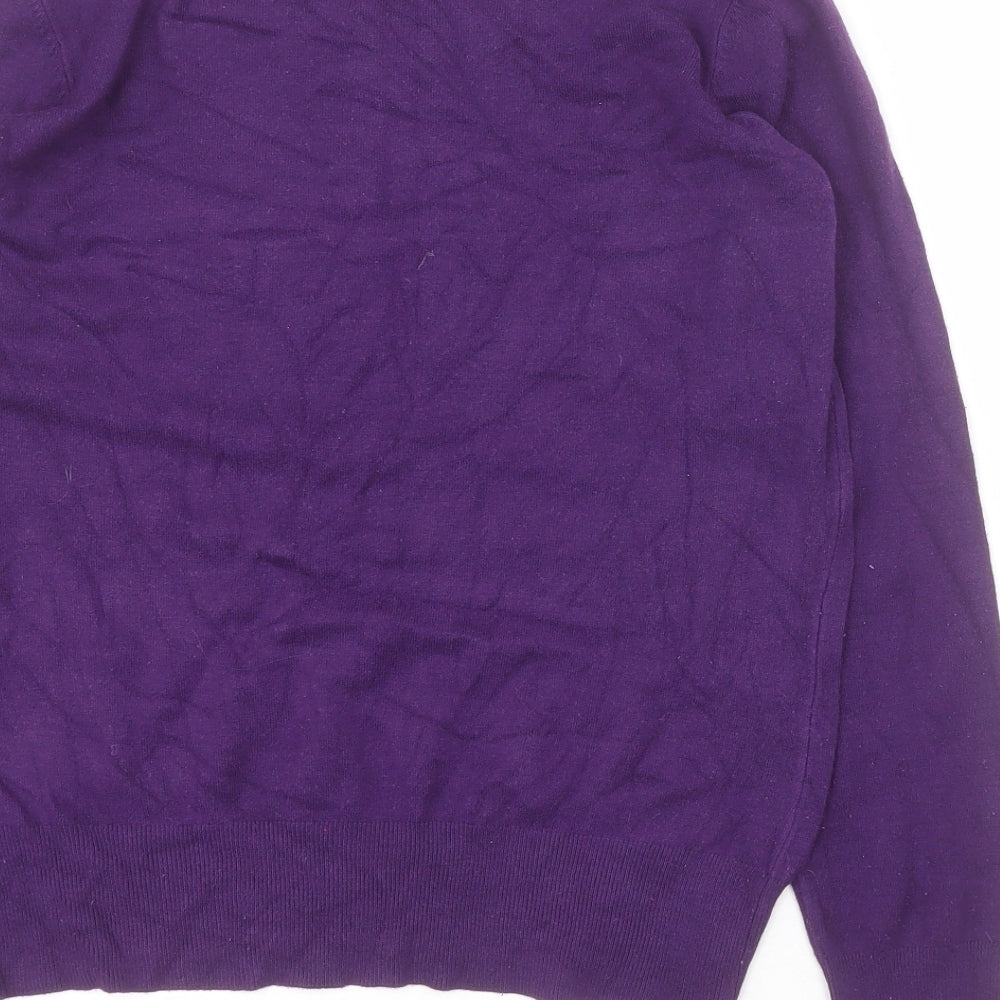 Womens UK Size 12 Wallis Purple Pullover Jumper