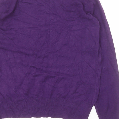 Womens UK Size 12 Wallis Purple Pullover Jumper