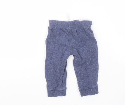 Carters Baby Blue  100% Cotton Jogger Trousers Size 12 Months  Pullover
