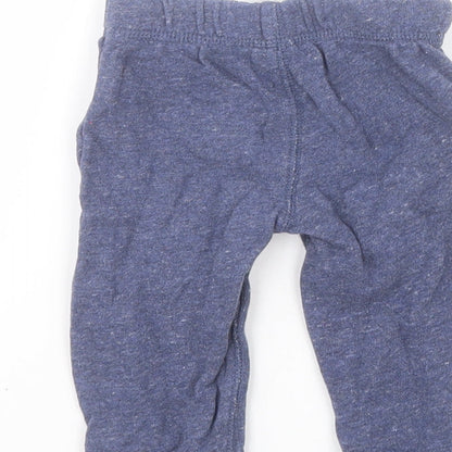 Carters Baby Blue  100% Cotton Jogger Trousers Size 12 Months  Pullover