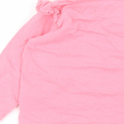 Primark Baby Pink  100% Cotton Pullover T-Shirt Size 9-12 Months Round Neck Pullover
