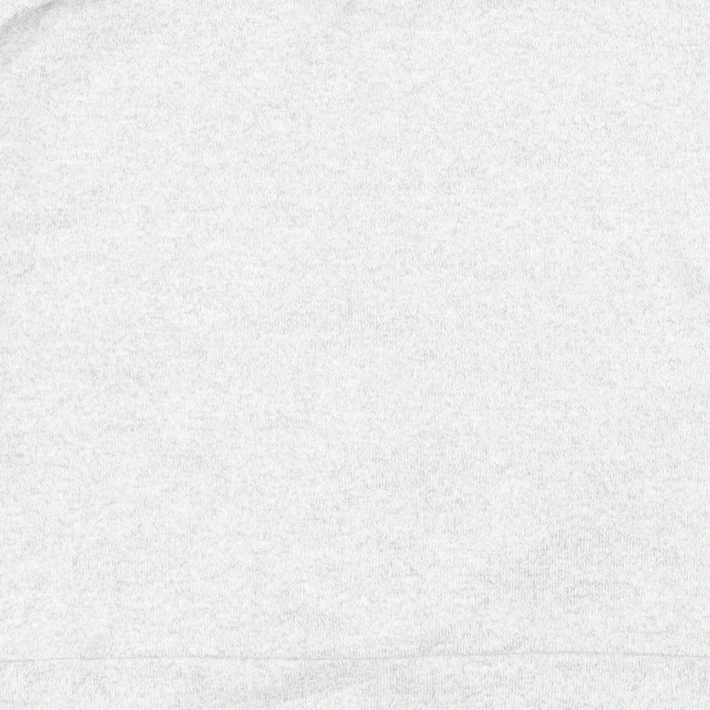 Marks and Spencer Girls Grey Round Neck  Viscose Pullover Jumper Size 10-11 Years  Pullover