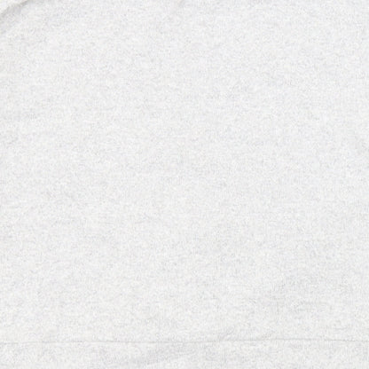 Marks and Spencer Girls Grey Round Neck  Viscose Pullover Jumper Size 10-11 Years  Pullover