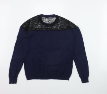Womens UK Size S Coast Blue Pullover Jumper