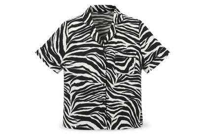 Womens UK Size 10 New Look Black Basic Button-Up