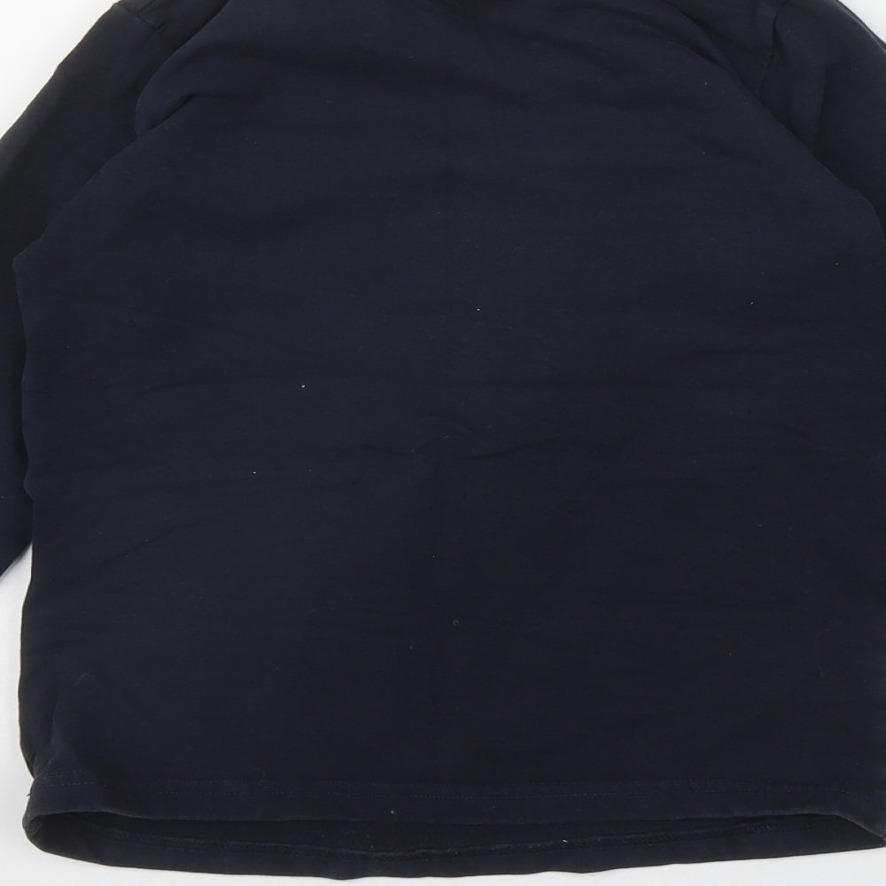 Atabay Boys Blue  Cotton Pullover Sweatshirt Size 7-8 Years  Pullover - Football
