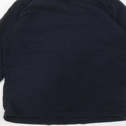Atabay Boys Blue  Cotton Pullover Sweatshirt Size 7-8 Years  Pullover - Football