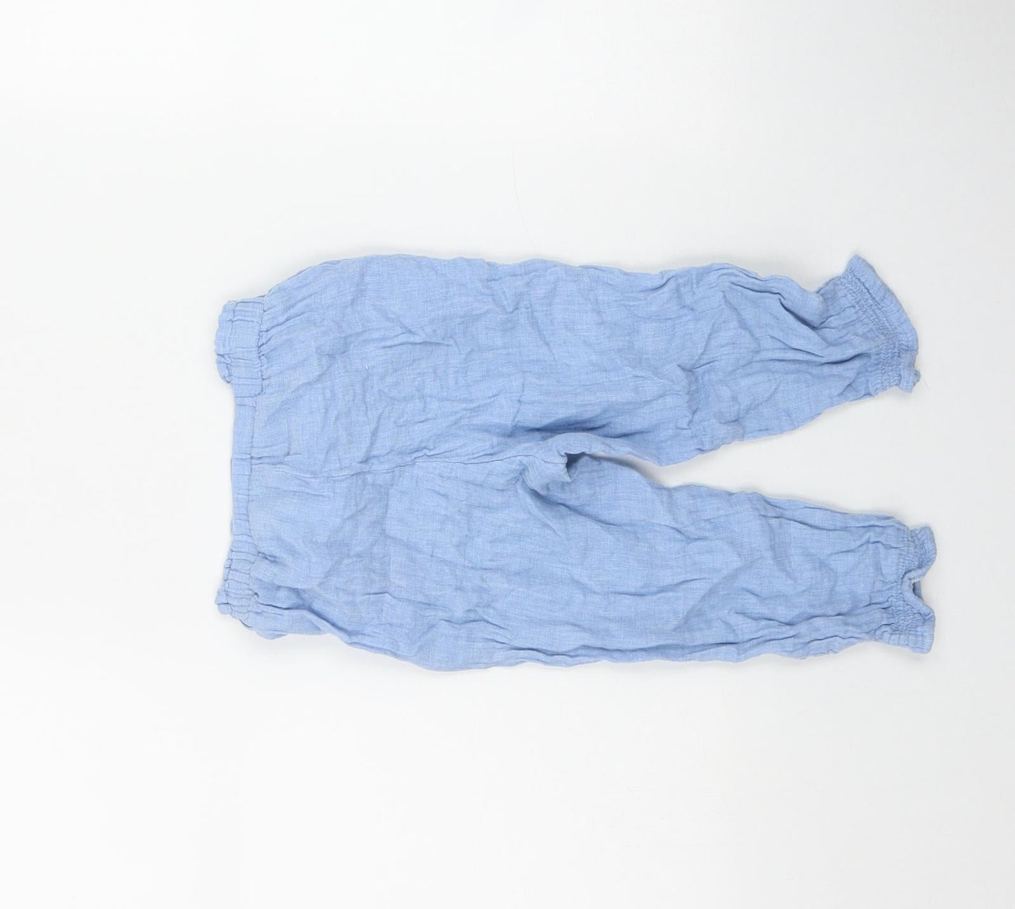 H&M Girls Blue  Cotton Jogger Trousers Size 2 Years  Regular Pullover