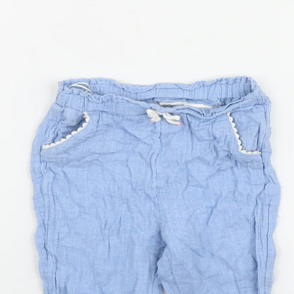 H&M Girls Blue  Cotton Jogger Trousers Size 2 Years  Regular Pullover