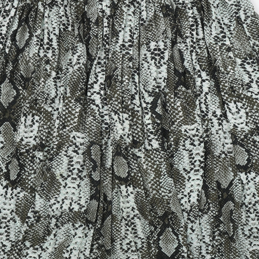 Womens UK Size L Dunnes Stores Flare Chiffon Skirt