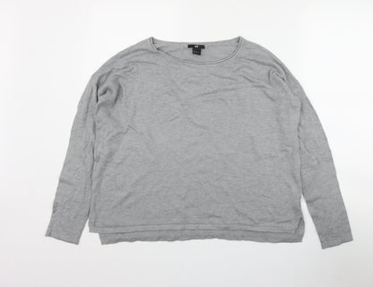 Womens UK Size M H&M Grey Pullover Jumper