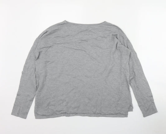 Womens UK Size M H&M Grey Pullover Jumper