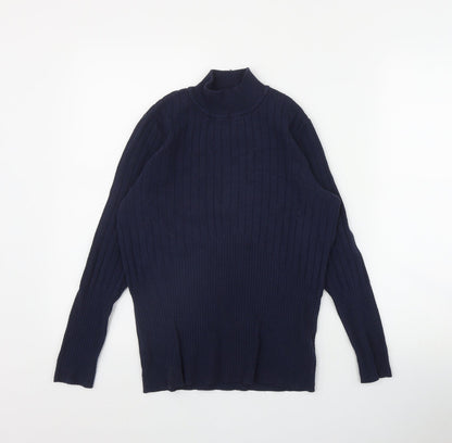 Womens UK Size 14 Marks and Spencer Blue Pullover Jumper