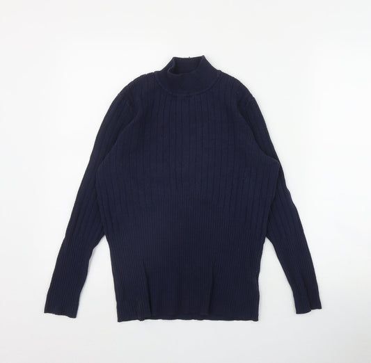 Womens UK Size 14 Marks and Spencer Blue Pullover Jumper