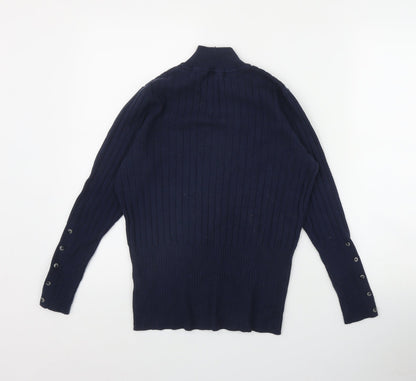 Womens UK Size 14 Marks and Spencer Blue Pullover Jumper