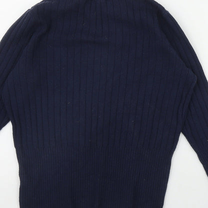 Womens UK Size 14 Marks and Spencer Blue Pullover Jumper
