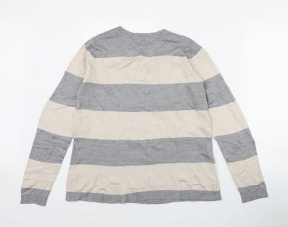 Womens UK Size 14 Papaya Grey Pullover Jumper