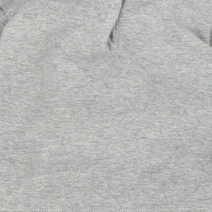 Gap Baby Grey  Cotton Pullover Jumper Size 6-9 Months  Button - Polar Bear