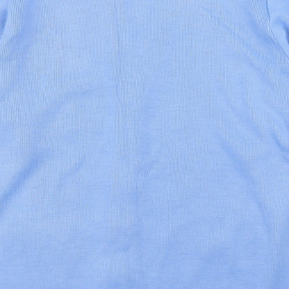 Womens UK Size L Care Blue Cardigan Jumper