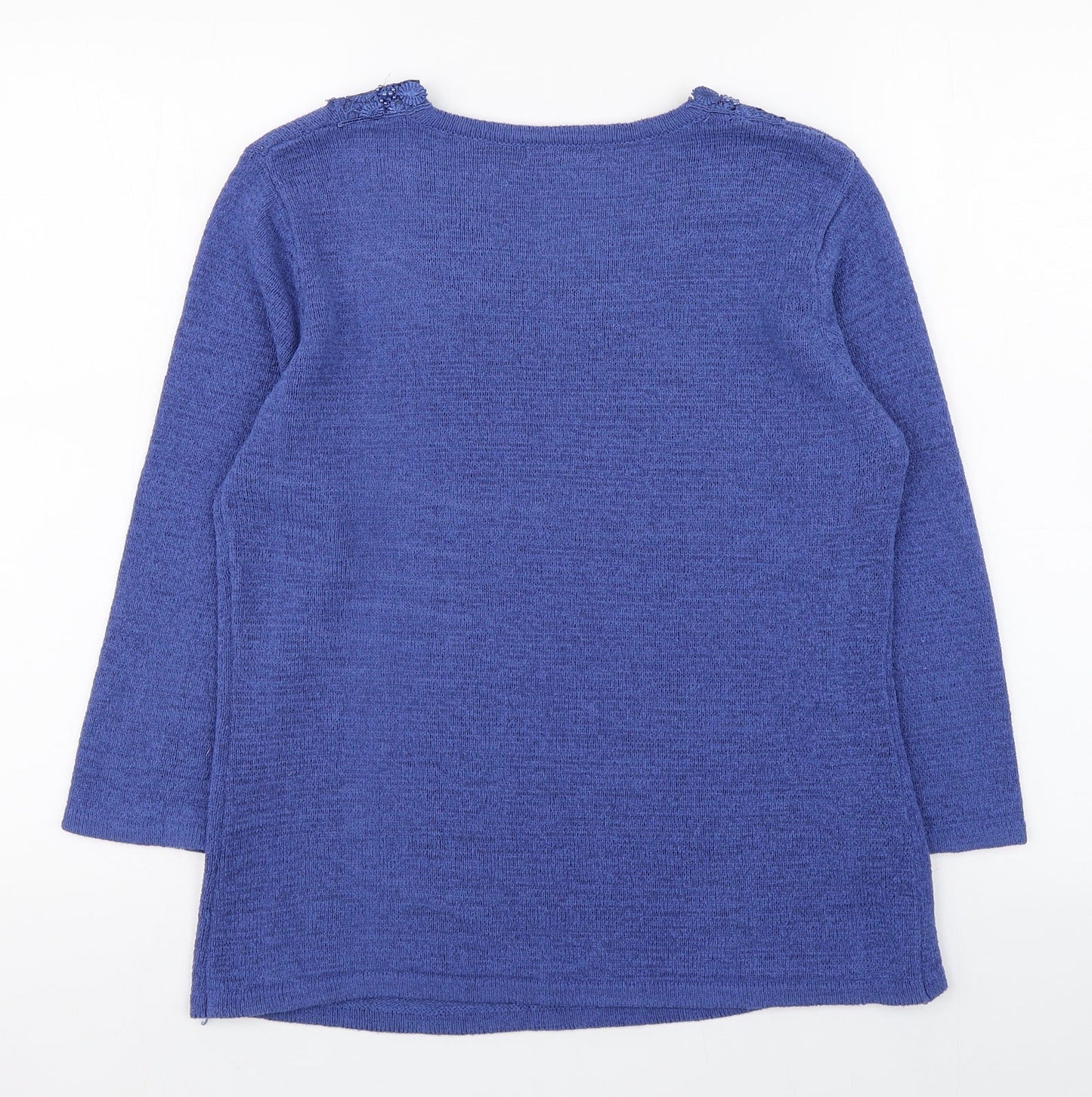 Womens UK Size S Bm collection Blue Pullover Jumper