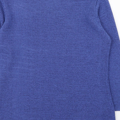 Womens UK Size S Bm collection Blue Pullover Jumper