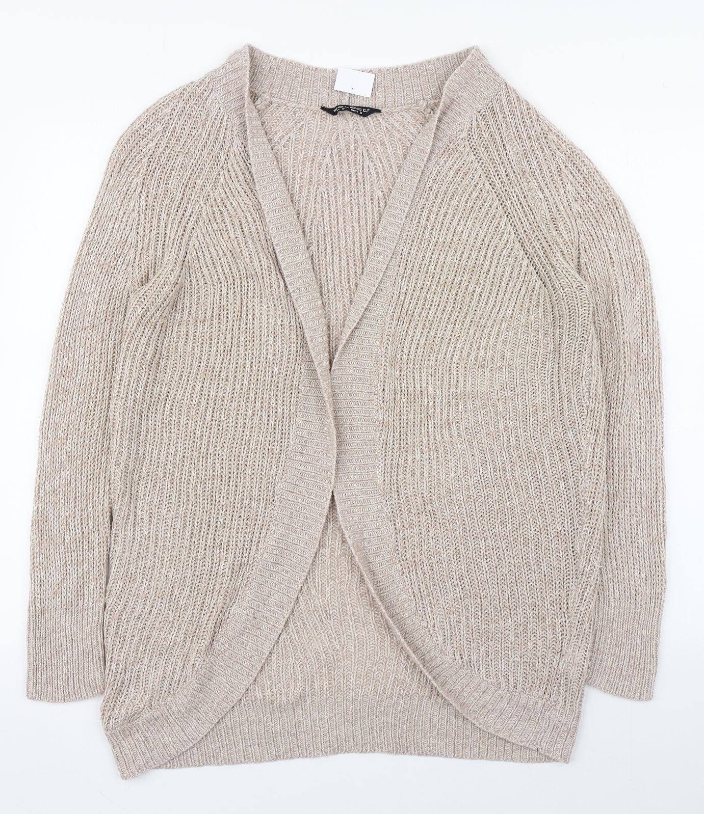 Womens UK Size S Select Beige Cardigan Jumper