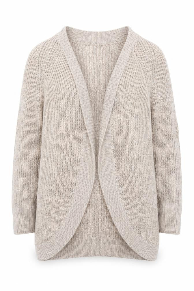 Womens UK Size S Select Beige Cardigan Jumper