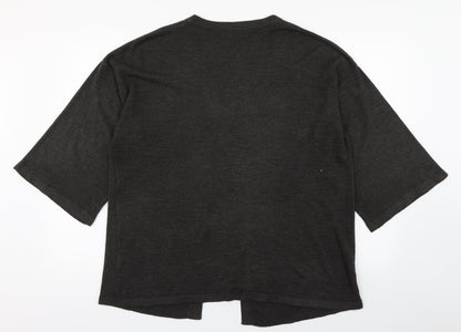 Womens UK Size 14 Dorothy Perkins Grey Cardigan Jumper
