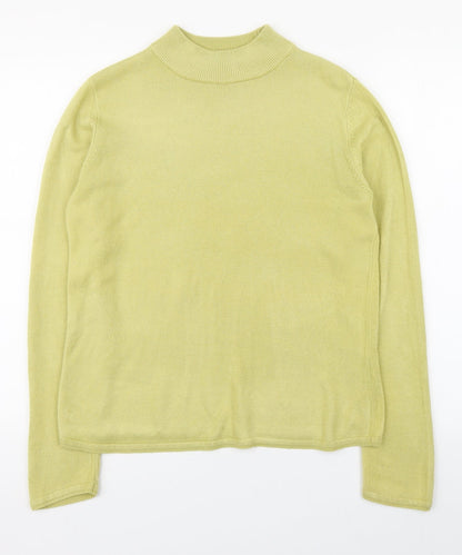 Womens UK Size S BM Green Pullover Jumper