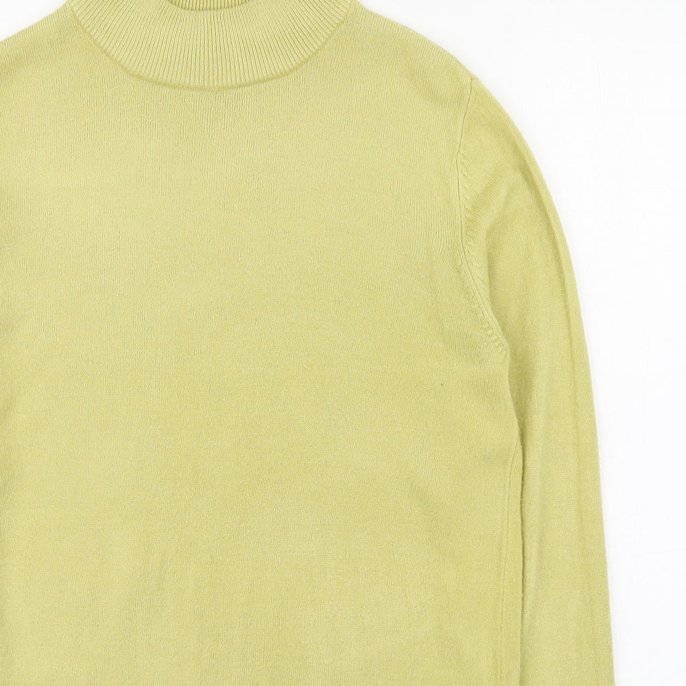 Womens UK Size S BM Green Pullover Jumper