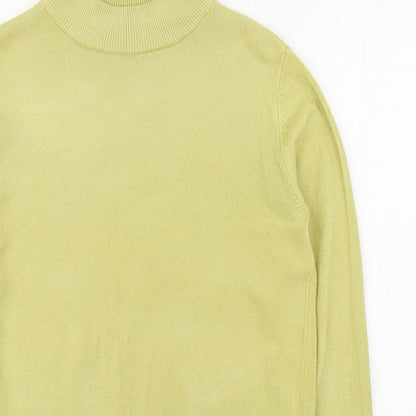 Womens UK Size S BM Green Pullover Jumper