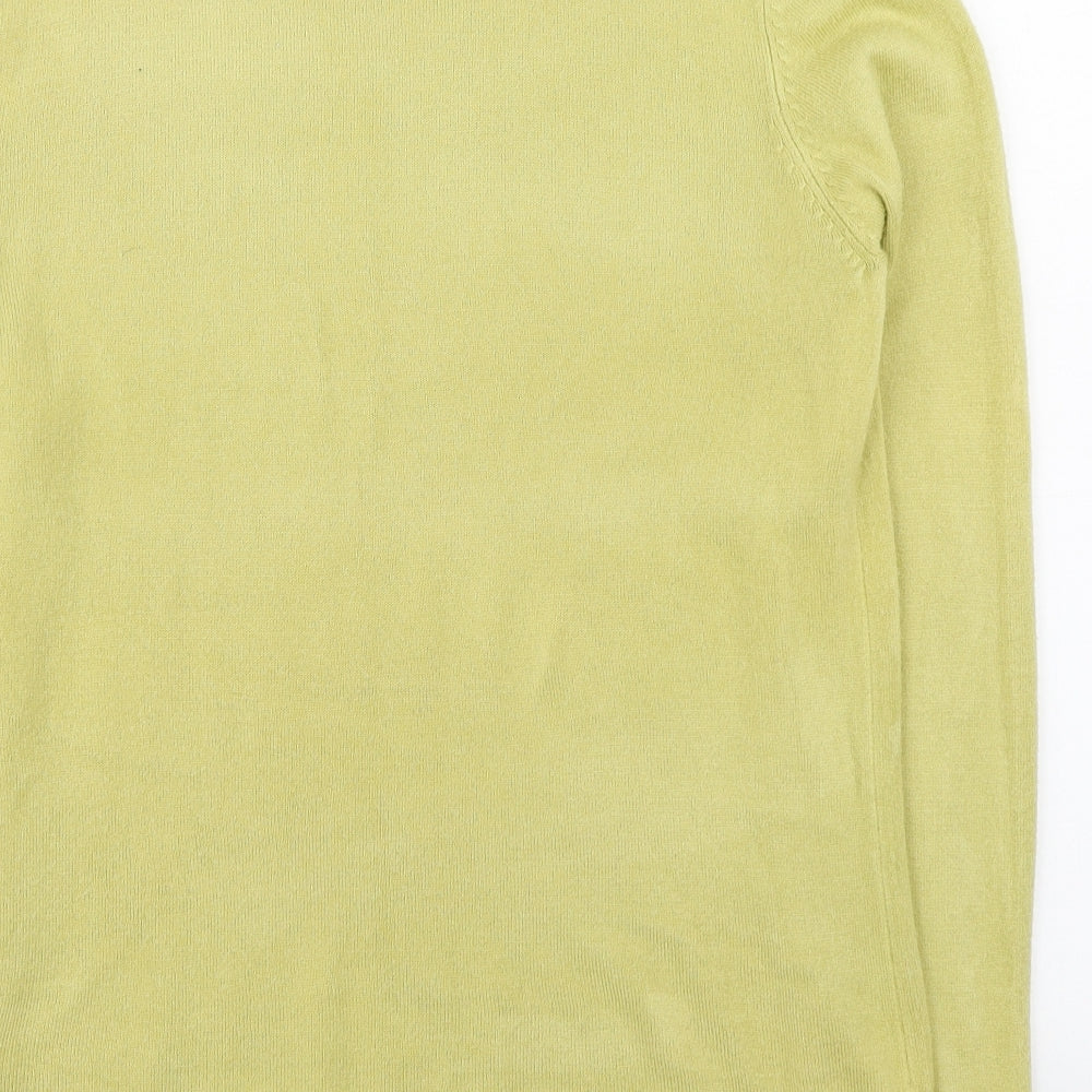 Womens UK Size S BM Green Pullover Jumper