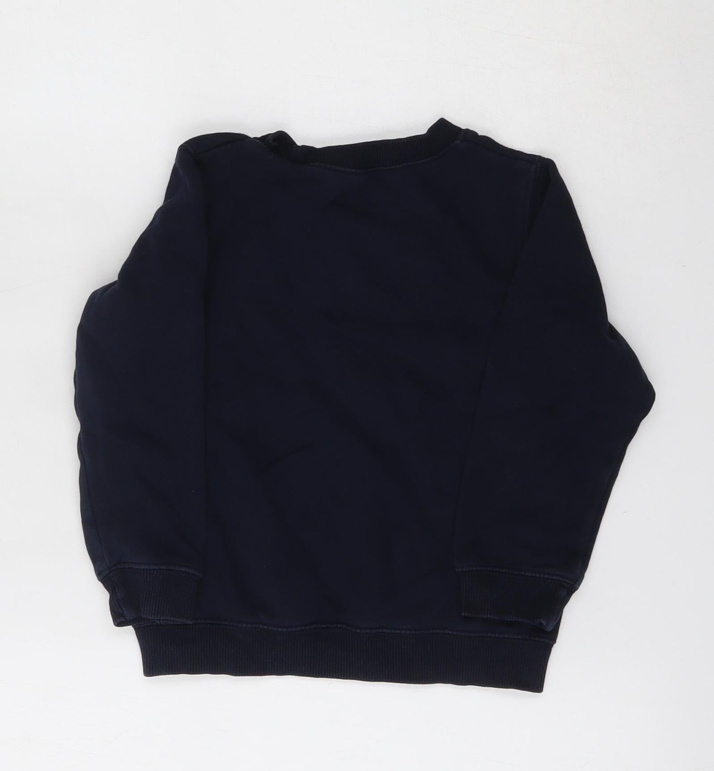 SCHOOLWEAR Boys Blue  Cotton Pullover Sweatshirt Size 4 Years
