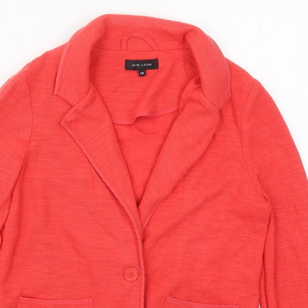 Womens UK Size 10 New Look Pink Jacket