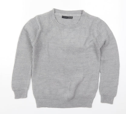 Womens UK Size 8 Atmosphere Grey Pullover Jumper